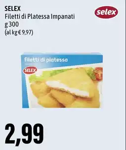 Madis SELEX Filetti di Platessa Impanati offerta