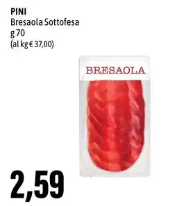 Madis PINI Bresaola Sottofesa offerta
