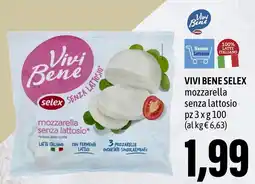 Madis VIVI BENE SELEX mozzarella senza lattosio offerta