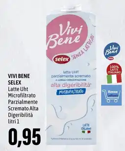 Madis VIVI BENE SELEX Latte Uht Microfiltrato Parzialmente Scremato Alta Digeribilità offerta