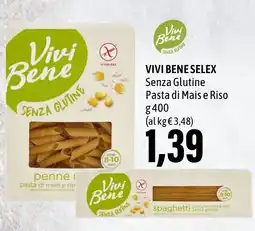 Madis VIVI BENE SELEX Senza Glutine Pasta di Mais e Riso offerta
