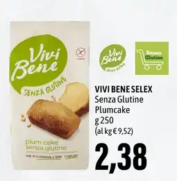 Madis VIVI BENE SELEX Senza Glutine Plumcake offerta