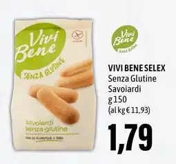 Madis VIVI BENE SELEX Senza Glutine Savoiardi offerta