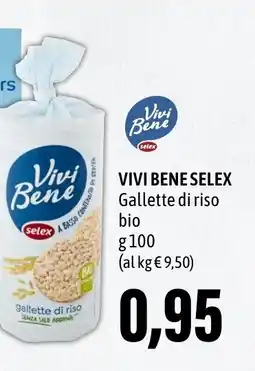 Madis VIVI BENE SELEX Gallette di riso bio offerta