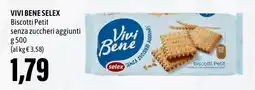 Madis VIVI BENE SELEX Biscotti Petit senza zuccheri aggiunti offerta