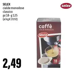 Madis SELEX cialde monodose classico offerta