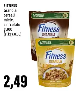 Madis FITNESS Granola cereali miele, cioccolato offerta