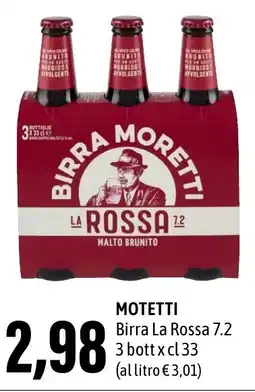 Madis MOTETTI Birra La Rossa 7.2 offerta