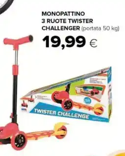 Oasi Monopattino 3 ruote TWISTER CHALLENGER offerta