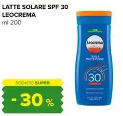 Oasi Latte solare SPF 30 LEOCREMA offerta