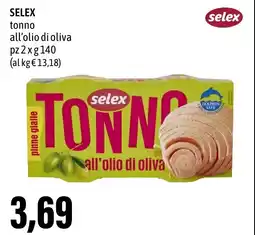 Madis SELEX tonno all'olio di oliva offerta
