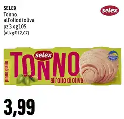 Madis SELEX Tonno all'olio di oliva offerta