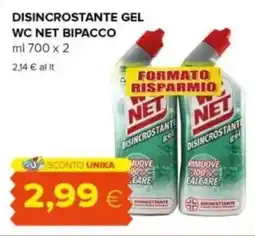 Oasi Disincrostante gel wc net bipacco offerta
