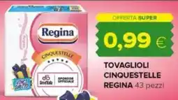 Oasi Tovaglioli cinquestelle REGINA offerta