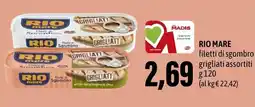 Madis RIO MARE filetti di sgombro grigliati offerta
