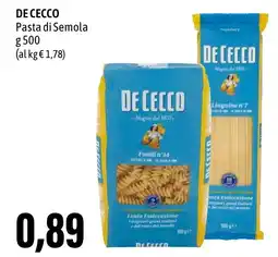 Madis DE CECCO Pasta di Semola offerta