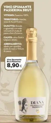 Oasi Vino Spumante Brut Passerina offerta