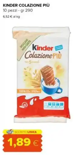 Oasi Kinder colazione più offerta