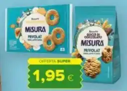Oasi Misura biscotti privolat gocce di cioccolato/ miele millefiori offerta