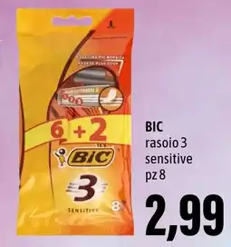 Madis BIC rasoio 3 sensitive pz 8 offerta