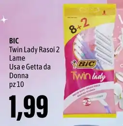 Madis BIC Twin Lady Rasoi 2 Lame Usa e Getta da Donna pz 10 offerta