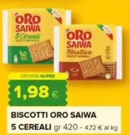 Oasi Biscotti oro saiwa 5 cereali offerta