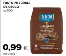 Oasi Pasta integrale DE CECCO offerta