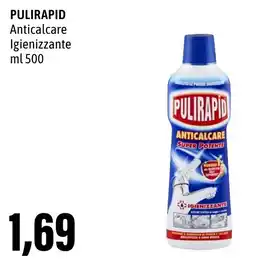 Madis PULIRAPID Anticalcare Igienizzante offerta