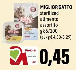 Madis MIGLIOR GATTO sterilized alimento offerta