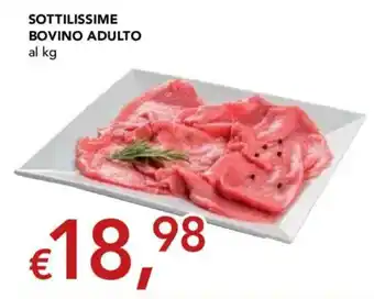 Sottilissime bovino adulto