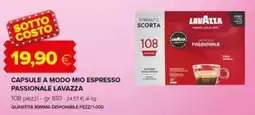 Oasi Capsule a modo mio espresso passionale lavazza offerta