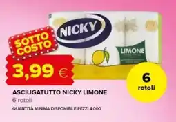 Oasi Asciugatutto nicky limone offerta