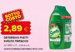 Oasi Detersivo piatti svelto tripacco offerta