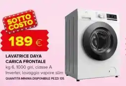 Oasi Lavatrice daya carica frontale offerta