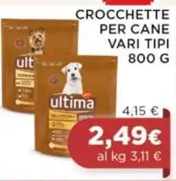 In Coop Crocchette per cane vari tipi offerta