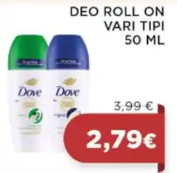In Coop Deo roll on vari tipi offerta
