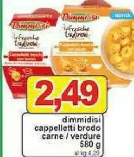 Pewex Cappelletti brodo carne offerta