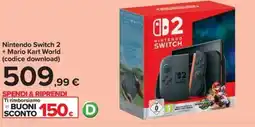 Carrefour Iper Nintendo Switch 2 + Mario Kart World offerta