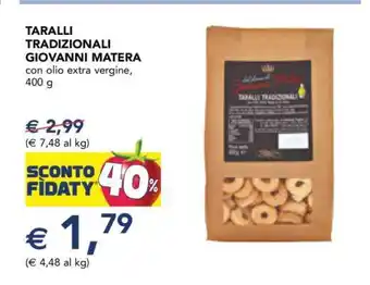 Taralli Tradizionali Giovanni Matera
