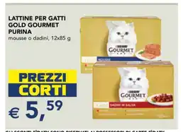 Esselunga LATTINE PER GATTI GOLD GOURMET PURINA offerta