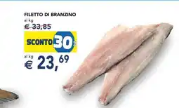 Esselunga Filetto di branzino offerta