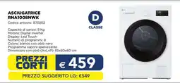 Esselunga ASCIUGATRICE RNA1008NWK offerta