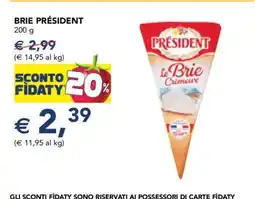 Esselunga Brie President offerta