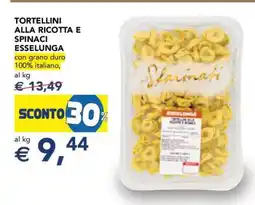 Esselunga Tortellini alla Ricotta e Spinaci Esselunga offerta