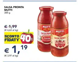 Esselunga SALSA PRONTA MUTTI offerta