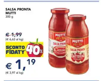 Esselunga SALSA PRONTA MUTTI offerta