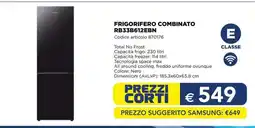 Esselunga FRIGORIFERO COMBINATO RB33B612EBN offerta