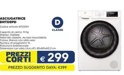 Esselunga ASCIUGATRICE DHTD9PD offerta
