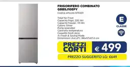 Esselunga FRIGORIFERO COMBINATO GBBSJ10EPY offerta