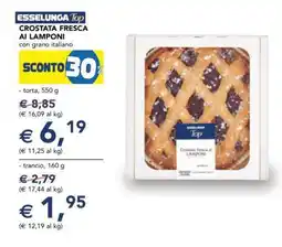 Esselunga Crostata Fresca ai Lamponi offerta